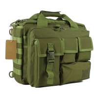 Wholesale men waterproof military tactical messenger bag laptop briefcase